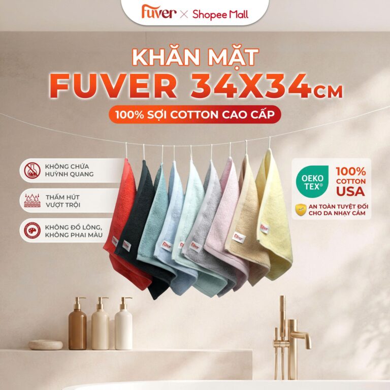 Khăn mặt cao cấp Fuver Premium