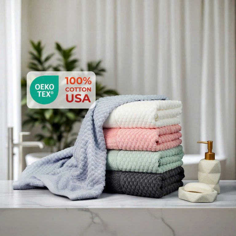 Khăn tắm Fuver Line Beecomb