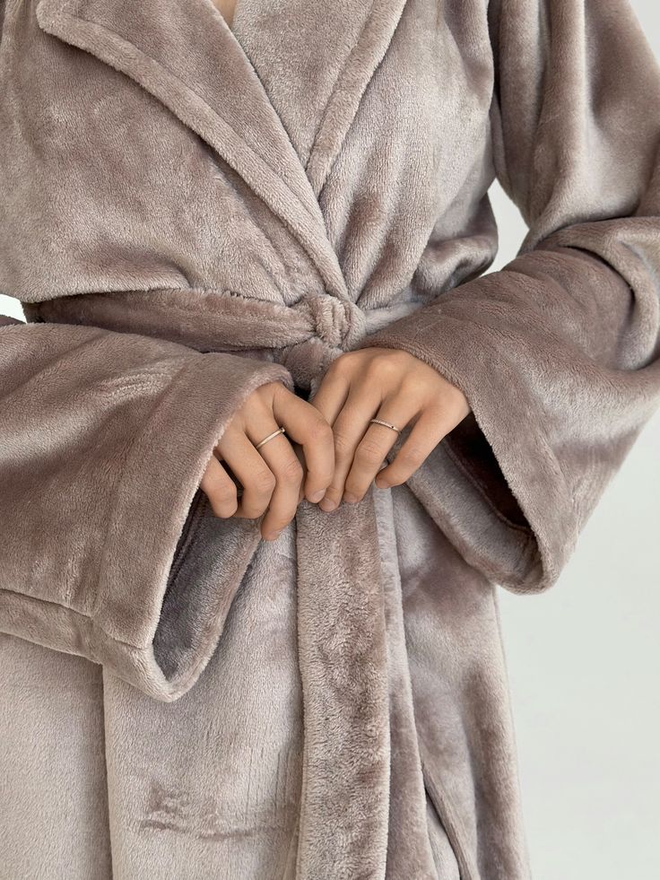 Áo choàng tắm lông cừu
